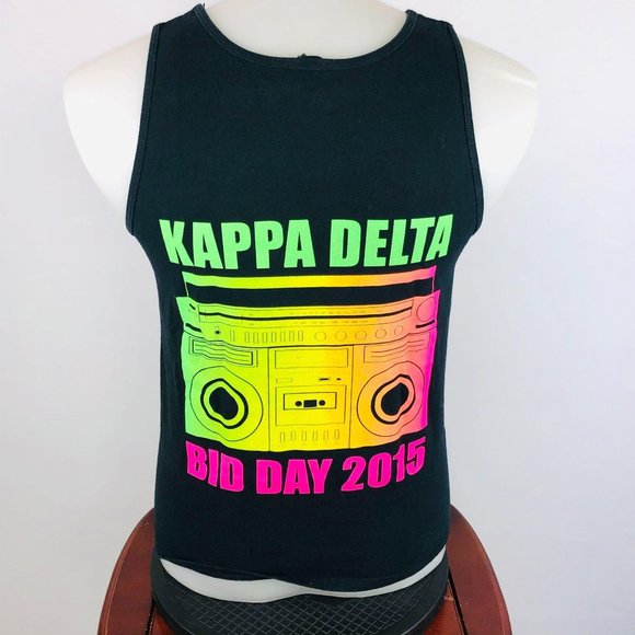 Kappa Delta Bid Day 2015 Boom Box Tank Shirt - Picture 2 of 3